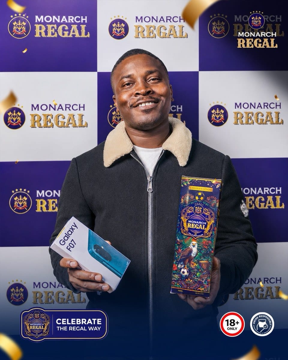 Campaign winner with their prize